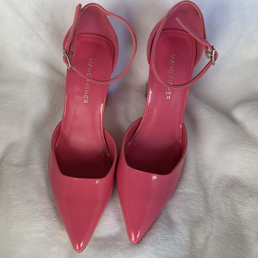 MARK FISHER PINK PATENT LEATHER DRESS PUMPS SIZE 6 - Picture 5 of 9